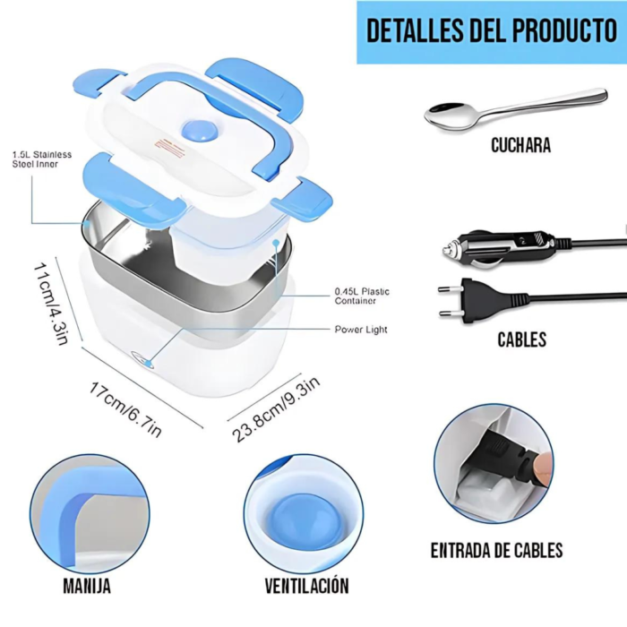 Lonchera Eléctrica Portátil para Alimentos - Imagen 3