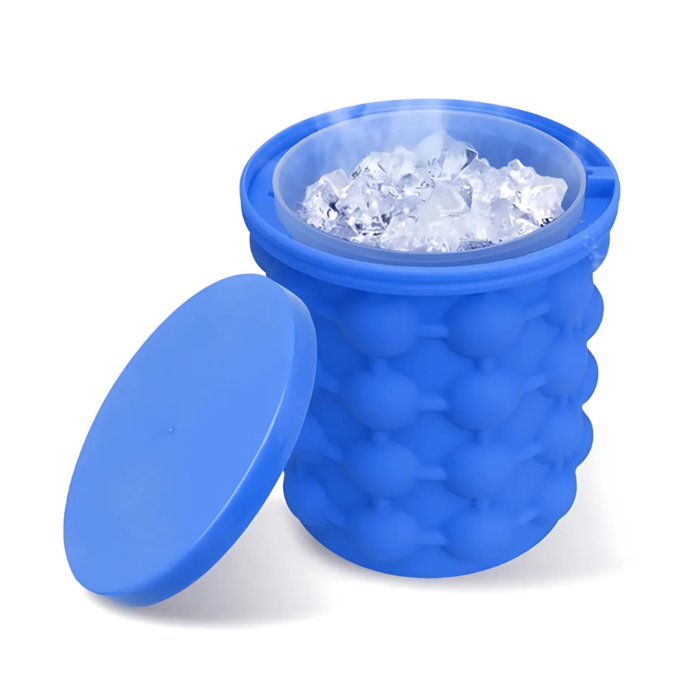 Cubeta de Silicona para Hielo con Tapa Hermética - Imagen 2