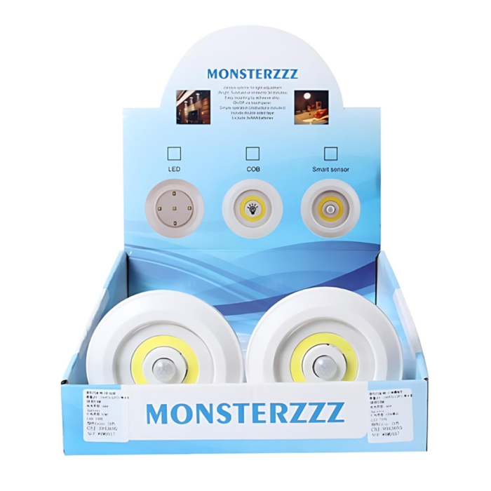 Luz Led Sensor de Movimiento, Luz Emergencia A Pila - Imagen 2