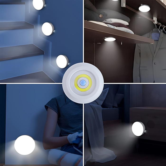 Luz Led Sensor de Movimiento, Luz Emergencia A Pila - Imagen 4