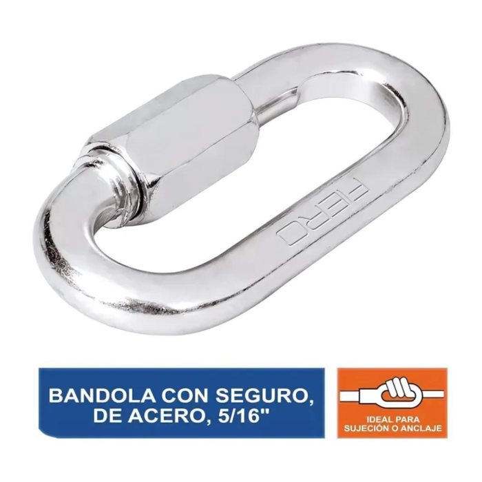 Bandola Con Seguro de Acero Fiero 5/16'' - Imagen 4
