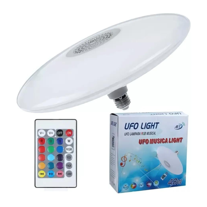 Lámpara Musical LED con Cambio de Color RGB