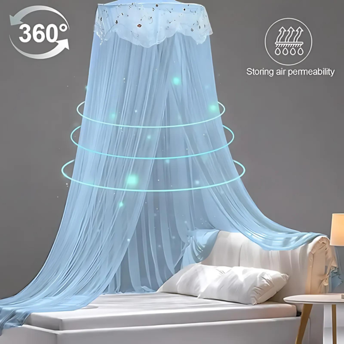 Mosquitera Decorativa de Poliéster para Cama - Imagen 2